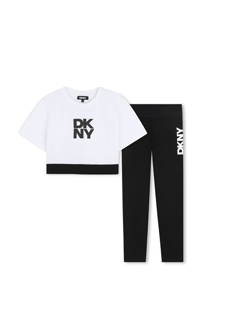 Completo t-shirt e leggings DKNY KIDS | D62569N50